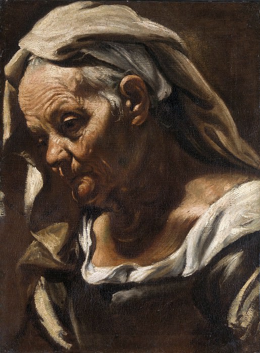Orazio Borgianni - Head of an Old Woman. Metropolitan Museum: part 4