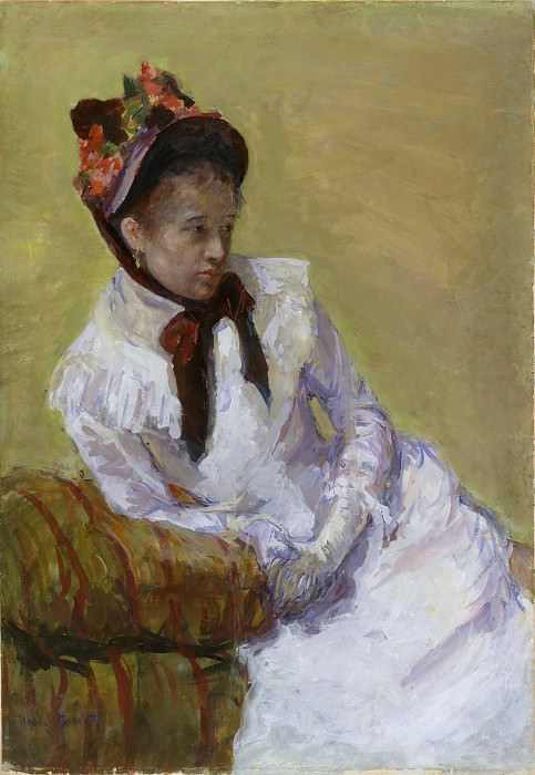 Mary Cassatt - Portrait of the Artist. Metropolitan Museum: part 4