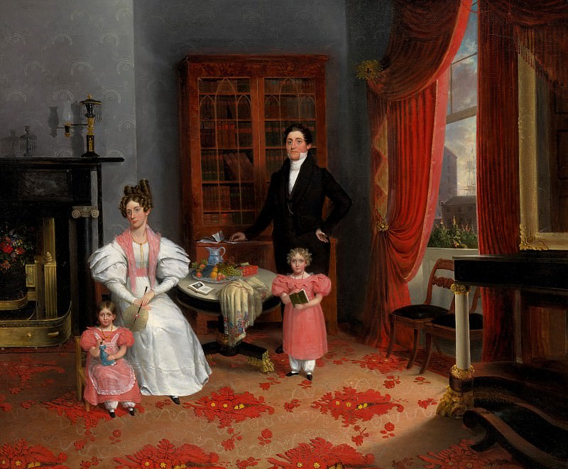 Attributed to George W. Twibill Jr - The Family of John Q. Aymar. Metropolitan Museum: part 4