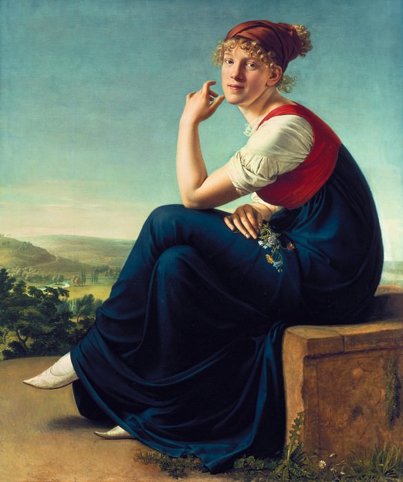 Шик, Кристиан Готлиб (1776-1812) - Портрет Генриетты Даннекер. Старая и Новая Национальные Галереи (Берлин)