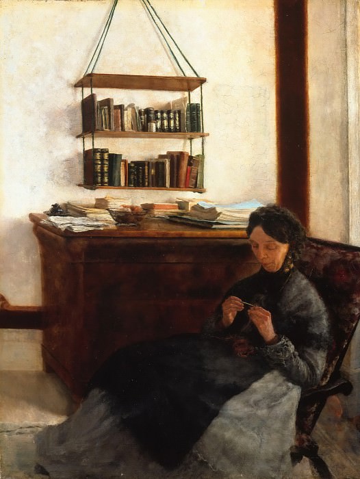 Эйзен, Луис (1843 - 1899) - Мать художника. Старая и Новая Национальные Галереи (Берлин)