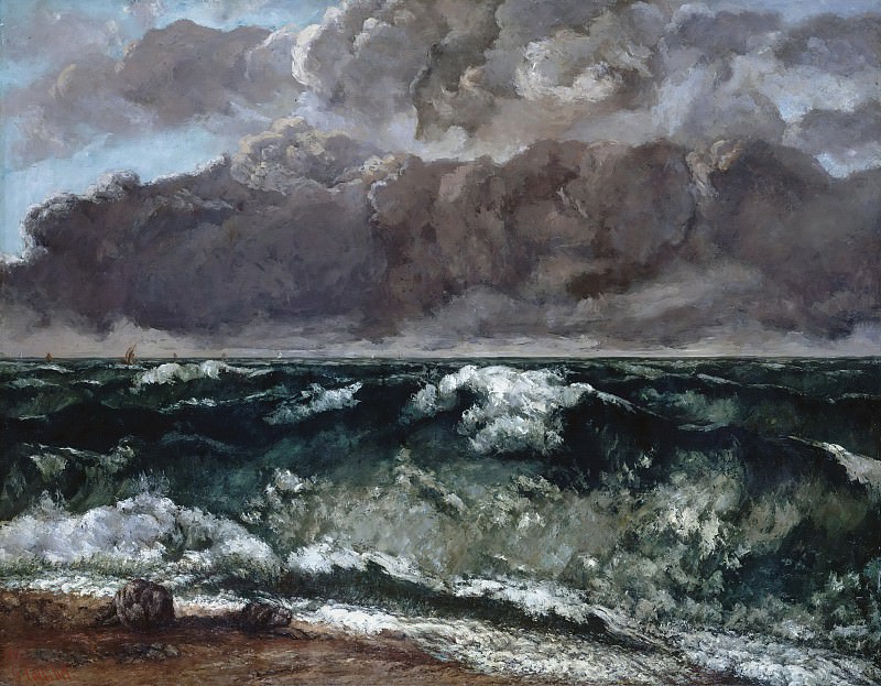 Gustave Courbet (1819 1877) - The Wave. Alte und Neue Nationalgalerie (Berlin)
