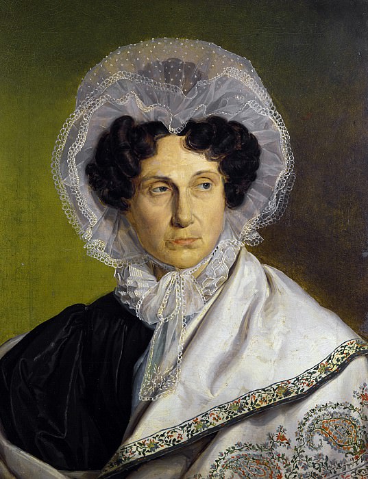 Alfred Rethel (1816-1859) - Portait of the Artist’s Mother. Alte und Neue Nationalgalerie (Berlin)