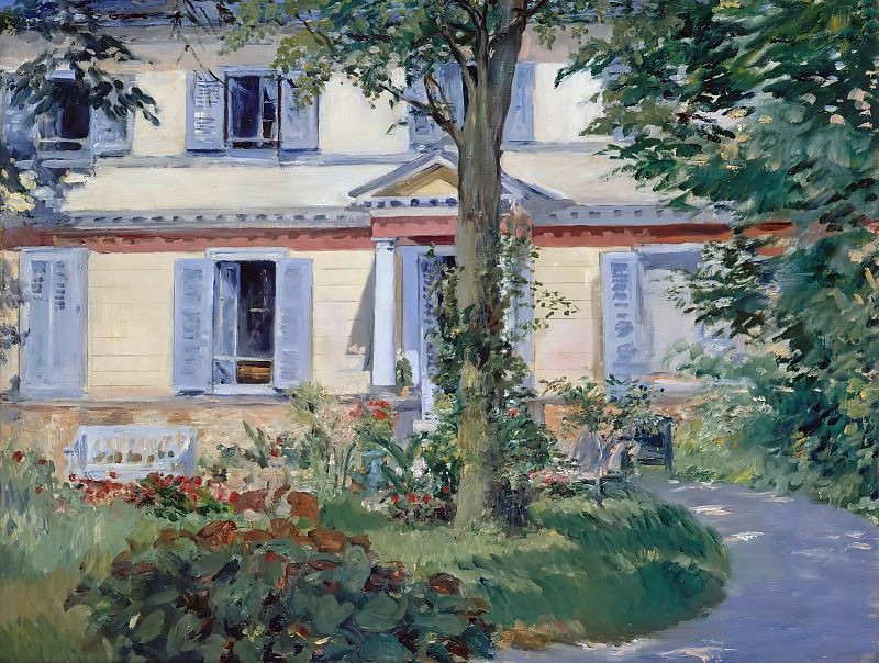Edouard Manet (1832-1883) - The House at Rueil. Alte und Neue Nationalgalerie (Berlin)
