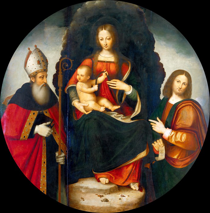Lombard Painter - Madonna of the Girdle. Musei Vaticani