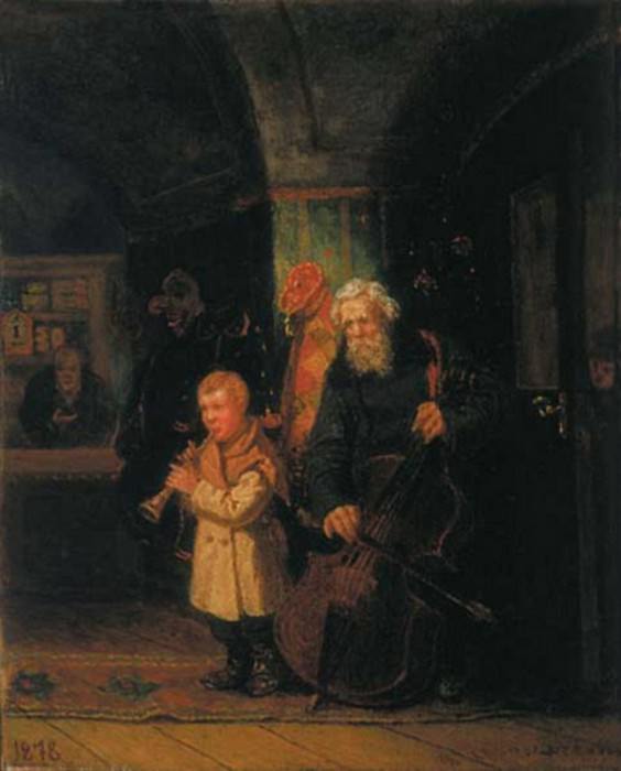In the cellar during Christmas week. Leonid Solomatkin