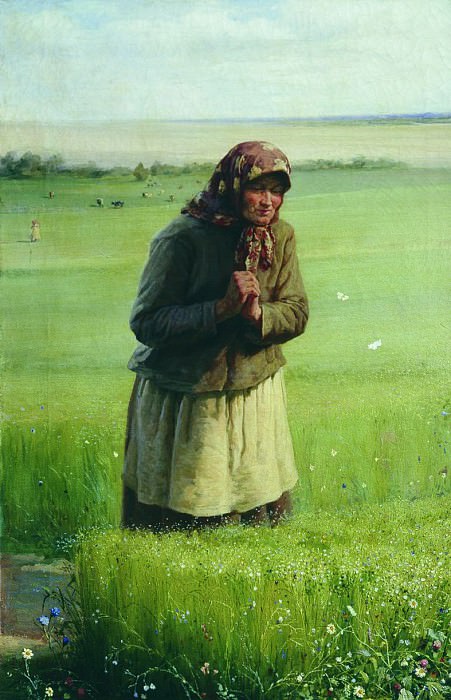 У своей полосы. 1891. Vasily Maksimov