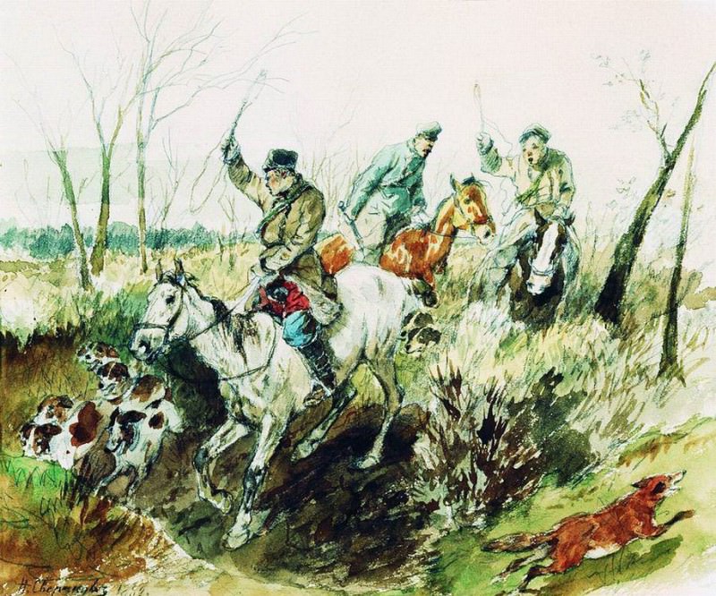 Hunters. Nikolay Sverchkov