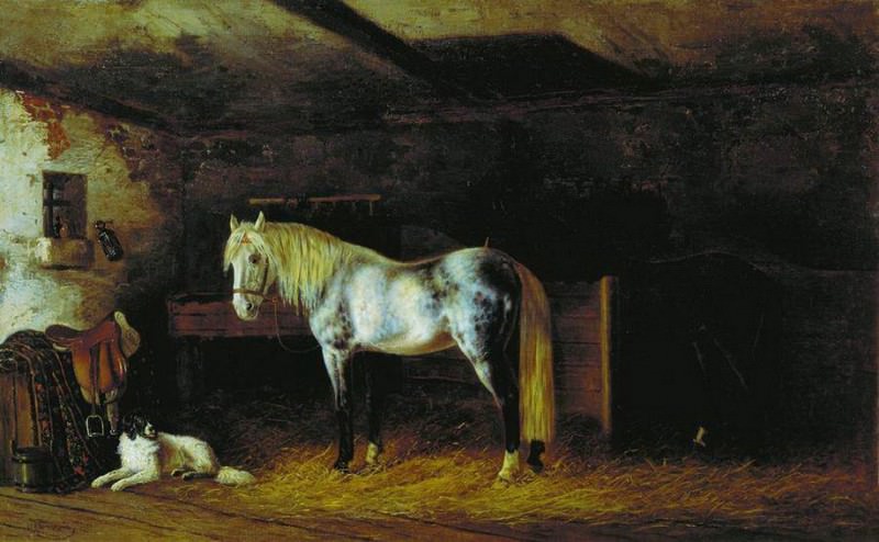 In the stable. Nikolay Sverchkov
