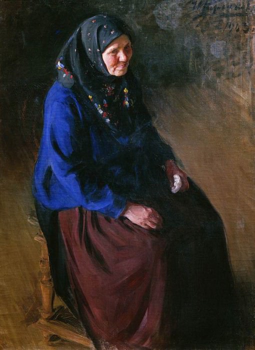 Portrait of my mother. Ivan Kulikov