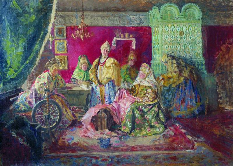In the boyar house. Ivan Kulikov