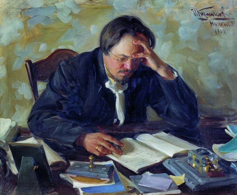 Portrait of Ye.N. Chirikov. Ivan Kulikov