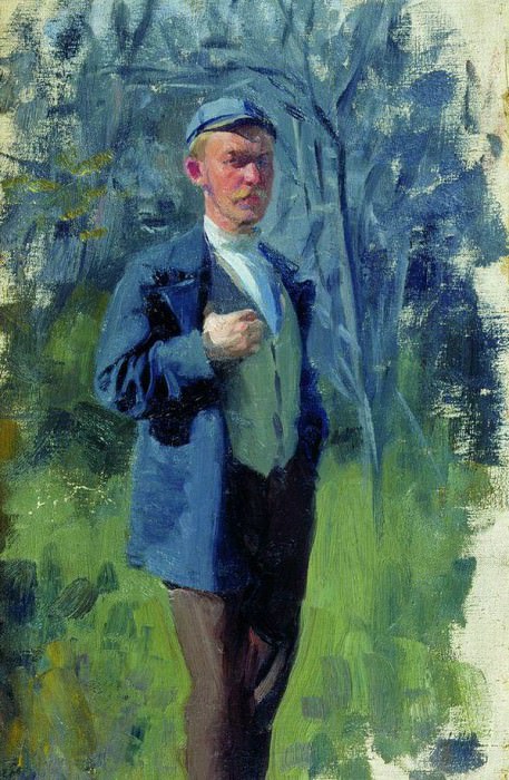 Portrait of BM Kustodiev. Ivan Kulikov
