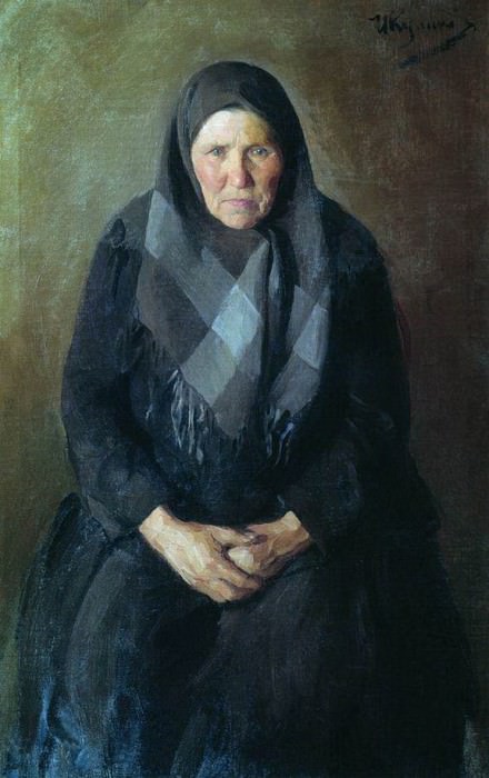 Portrait of mother. Ivan Kulikov