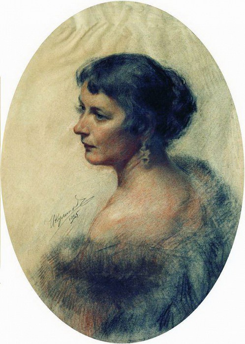 Portrait of Yekaterina Kulikova. Ivan Kulikov