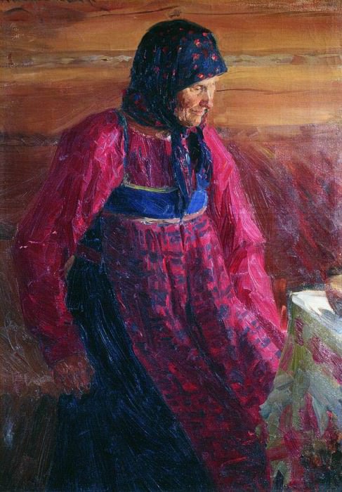 Old woman Daria from Prudishchi. Ivan Kulikov