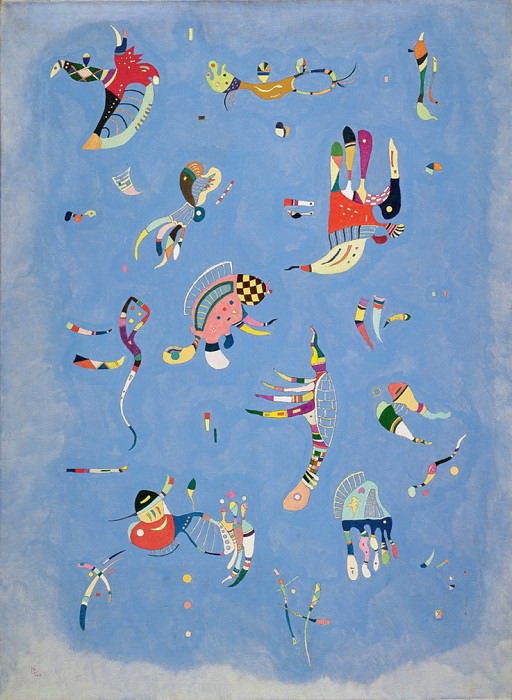 Небесно-голубое. 1940. Vasily Kandinsky