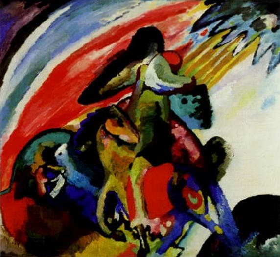Импровизация 12 (Всадник). 1910. Vasily Kandinsky