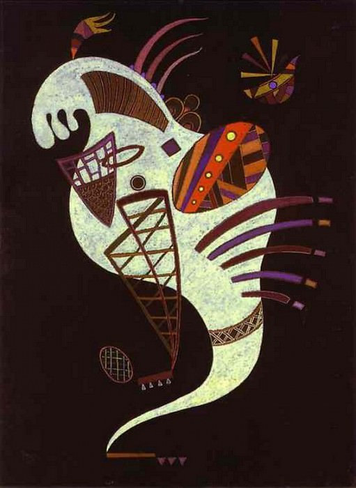 Белая фигура. 1943. Vasily Kandinsky