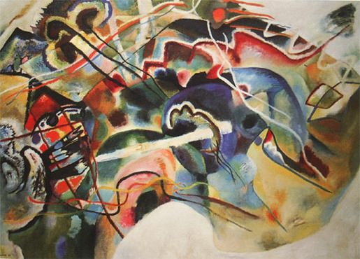 Picture with a white border. Vasily Kandinsky