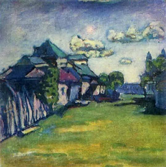 Окрестности Москвы. 1908. Vasily Kandinsky