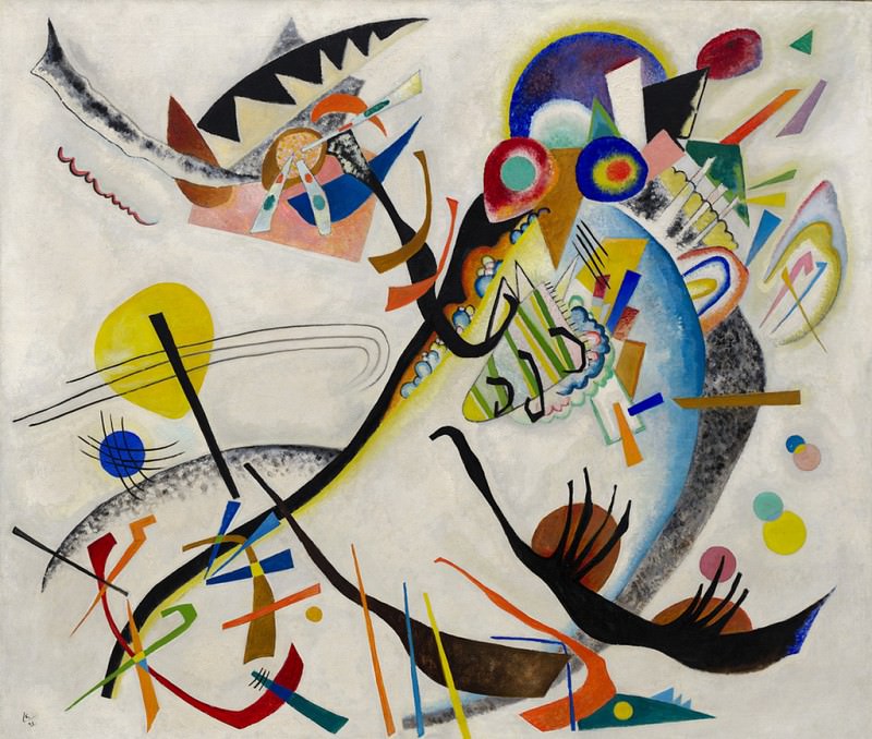 Голубой сегменг. 1921. Vasily Kandinsky