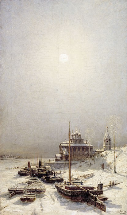 Winter in Borisoglebsk. Alexey Petrovich Bogolubov