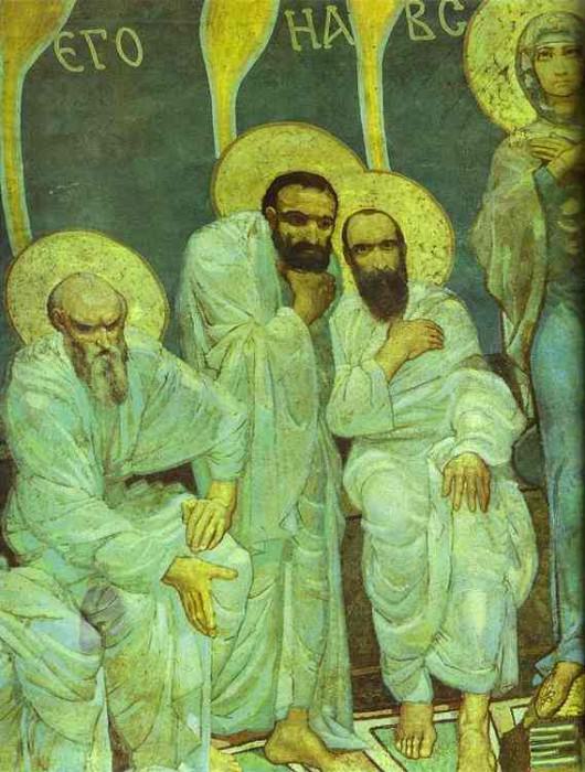 1884 Pentecote, Detail III. Mikhail Vrubel