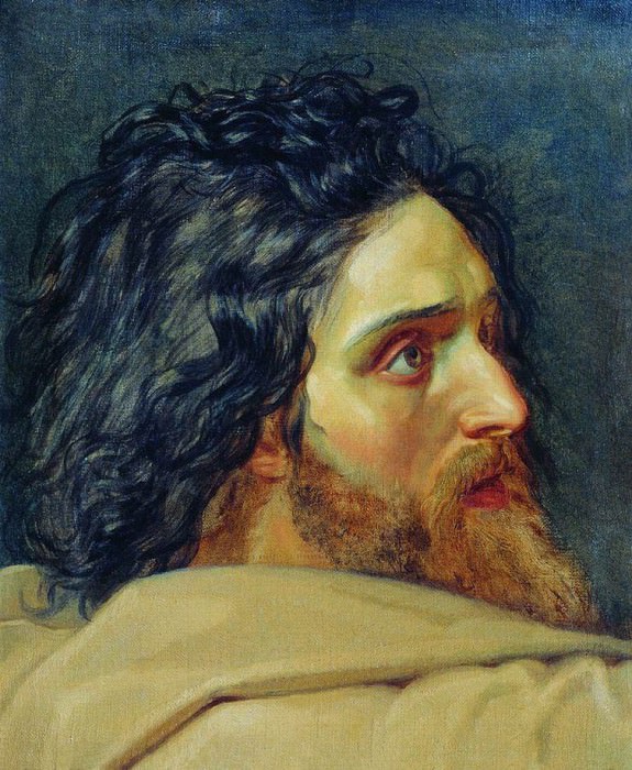 Head of John the Baptist. Etude. Alexander Ivanov