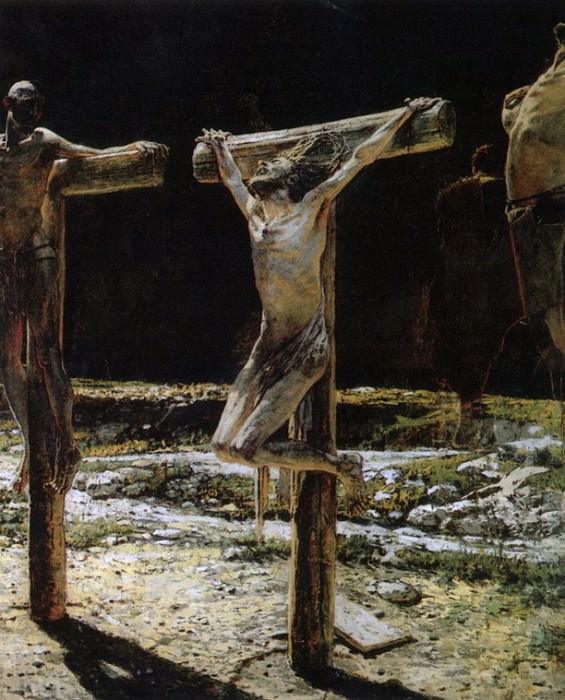 Crucifixion. Nikolay Ge