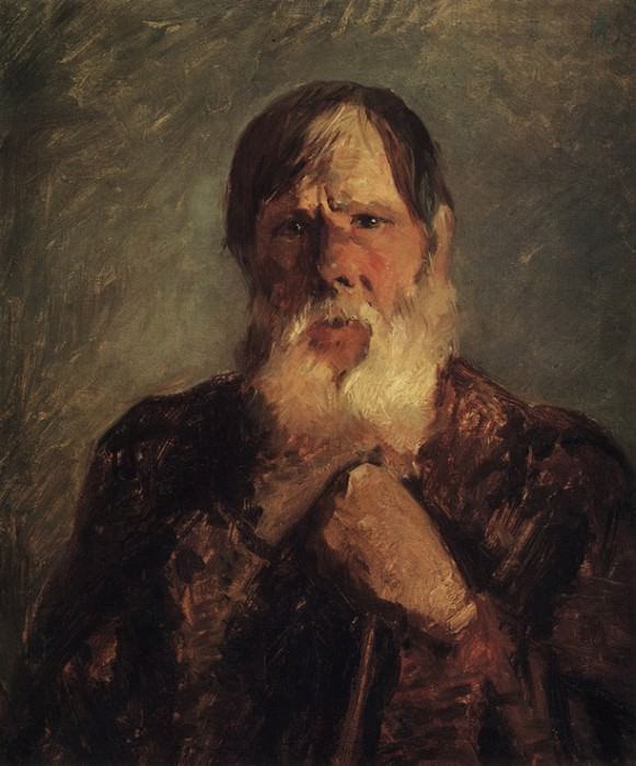 Старик-крестьянин. 1880. Nikolay Ge