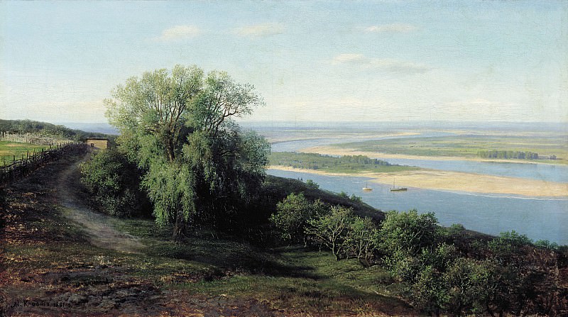 Volga near Simbirsk. Mikhail Clodt