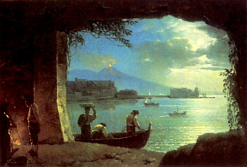 Вид на Везувий 1820-е. Сильвестр Феодосиевич Щедрин