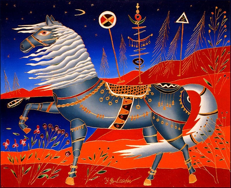 Gray Horse. Yuri Gorbachev