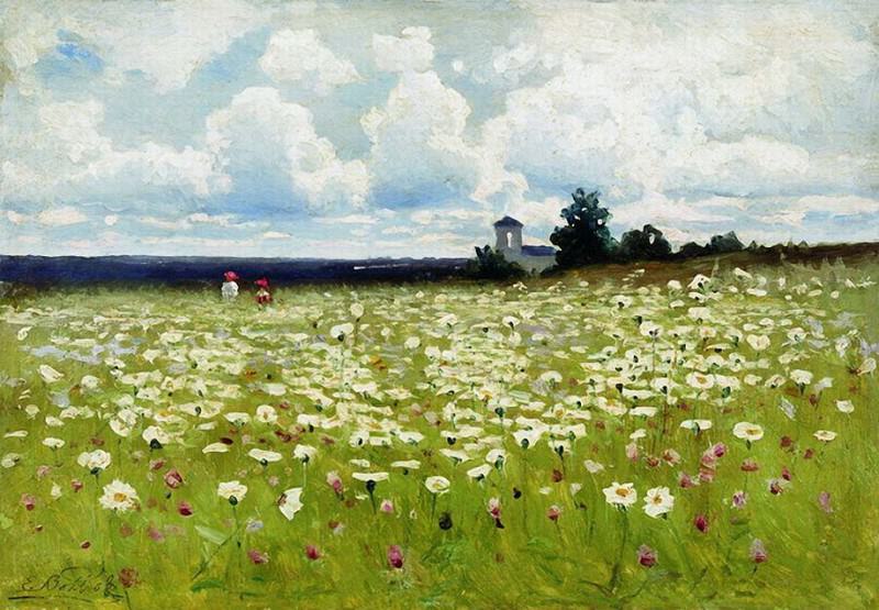 Field of daisies. Efim Volkov