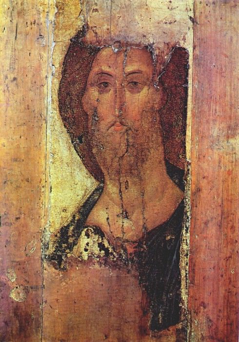 rublev christ-pantocrator 1410s. Andrey Rublev