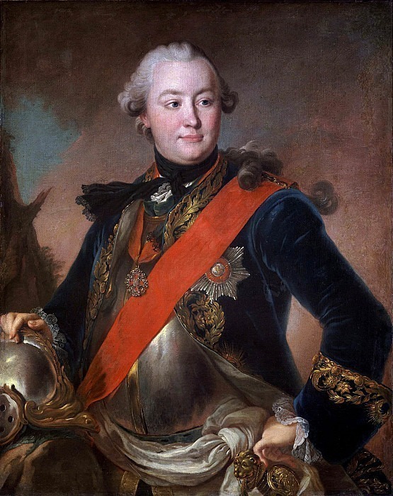 Portrait of Count Grigory Grigorievich Orlov in armor, Fedor Rokotov
