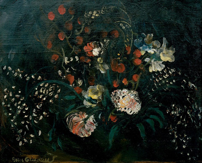 Still life with flowers. Boris Grigoriev