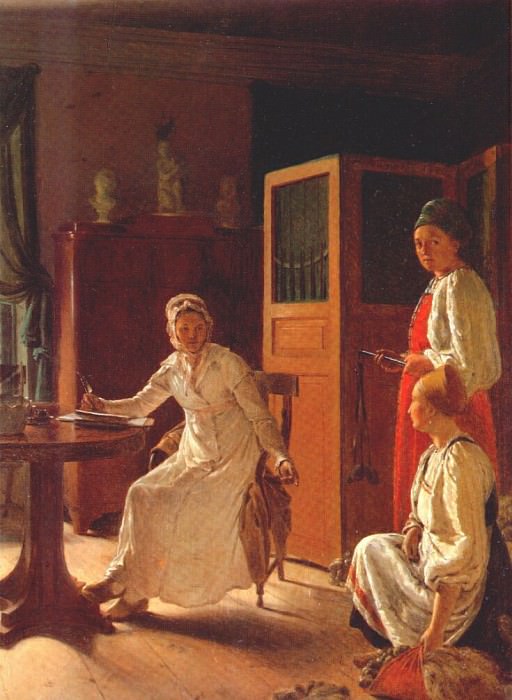 venetsianov the morning of a landowners wife 1823. Alexey Venetsianov