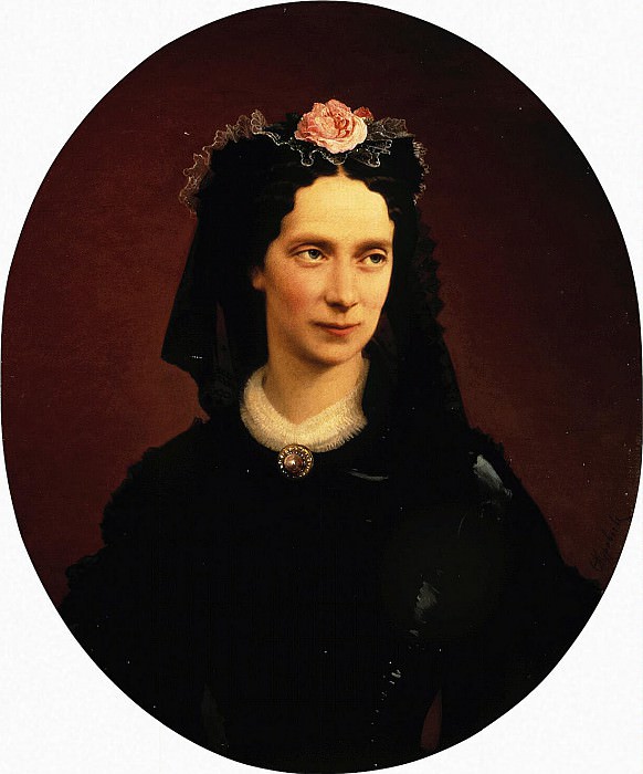 Portrait of Empress Maria Alexandrovna. Firs Sergeevich Zhuravlev