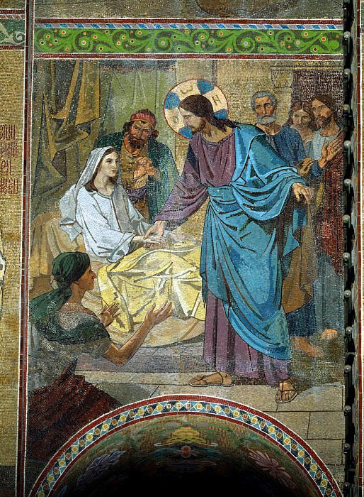 Resurrection of the daughter of Jairus. Firs Sergeevich Zhuravlev