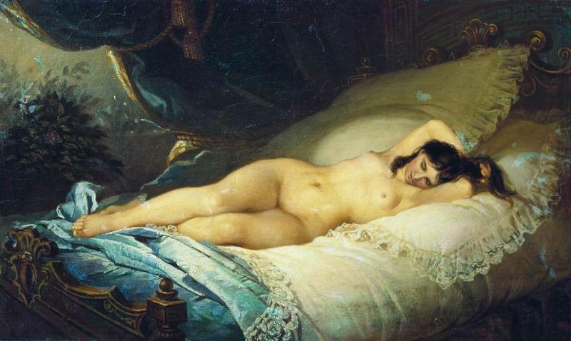 Naked woman. Firs Sergeevich Zhuravlev