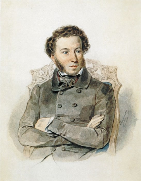 Портрет АС Пушкина 1836. Петр Федорович Соколов