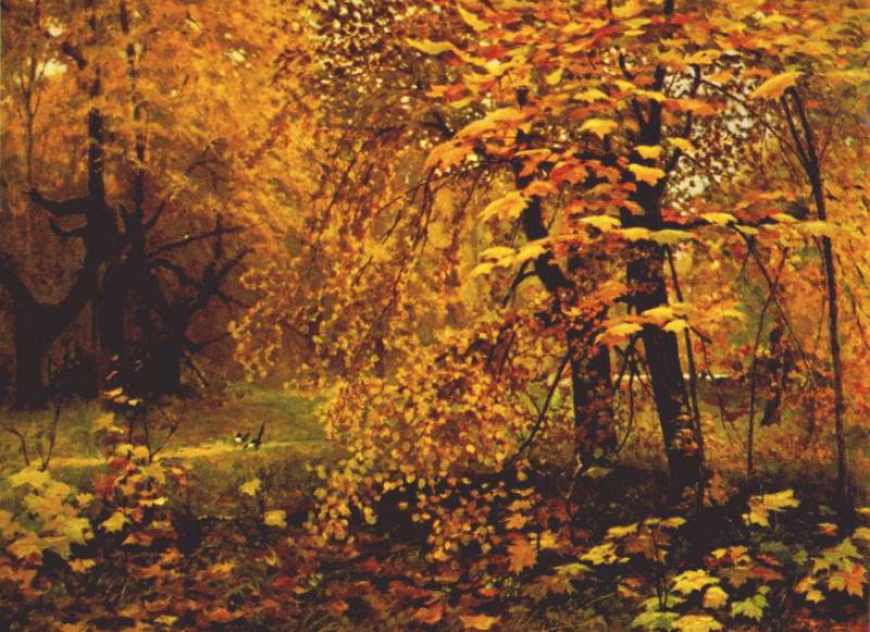 ostroukhov golden autumn c1887. Ilya Ostrouhov