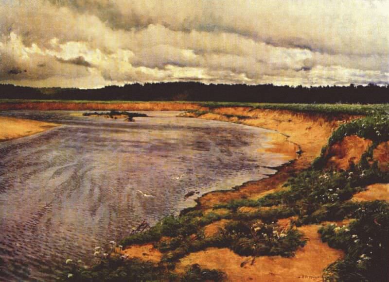ostroukhov the north wind 1890. Илья Семёнович Остроухов