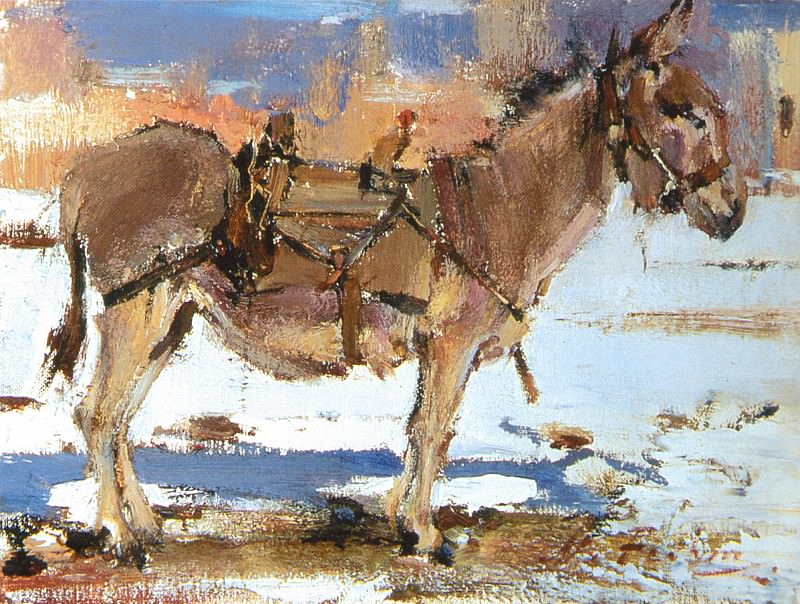 Donkey (1927-1933). Nikolay Feshin