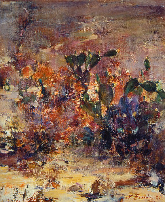 Cactus (1925). Nikolay Feshin