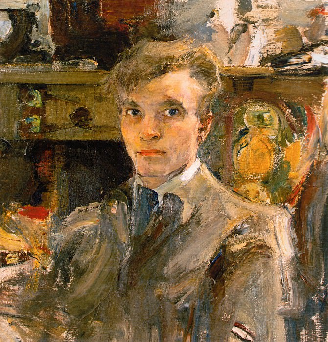 Self-portrait (1920). Nikolay Feshin