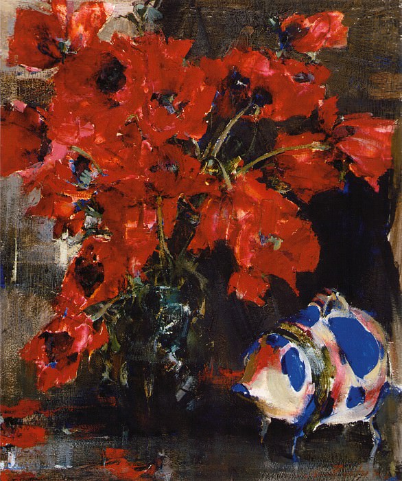 Poppies (1934-1955). Nikolay Feshin