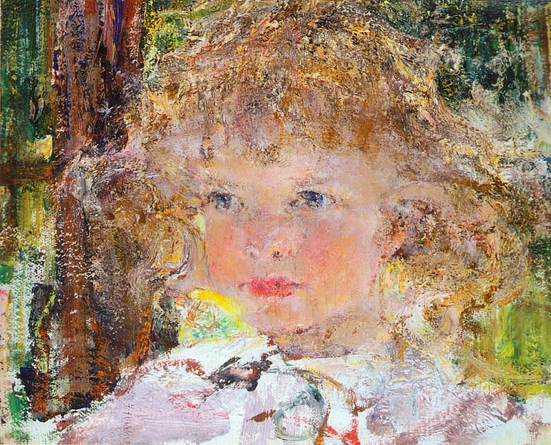 Портрет дочери Ии (1917). Николай Иванович Фешин